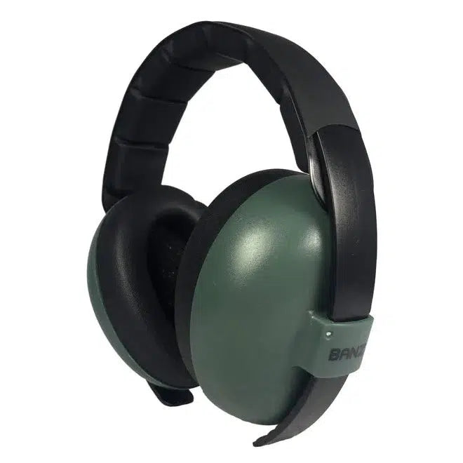 Baby Banz - Earmuff Sound Protection-Ear Protection-Dark Green-Posh Baby