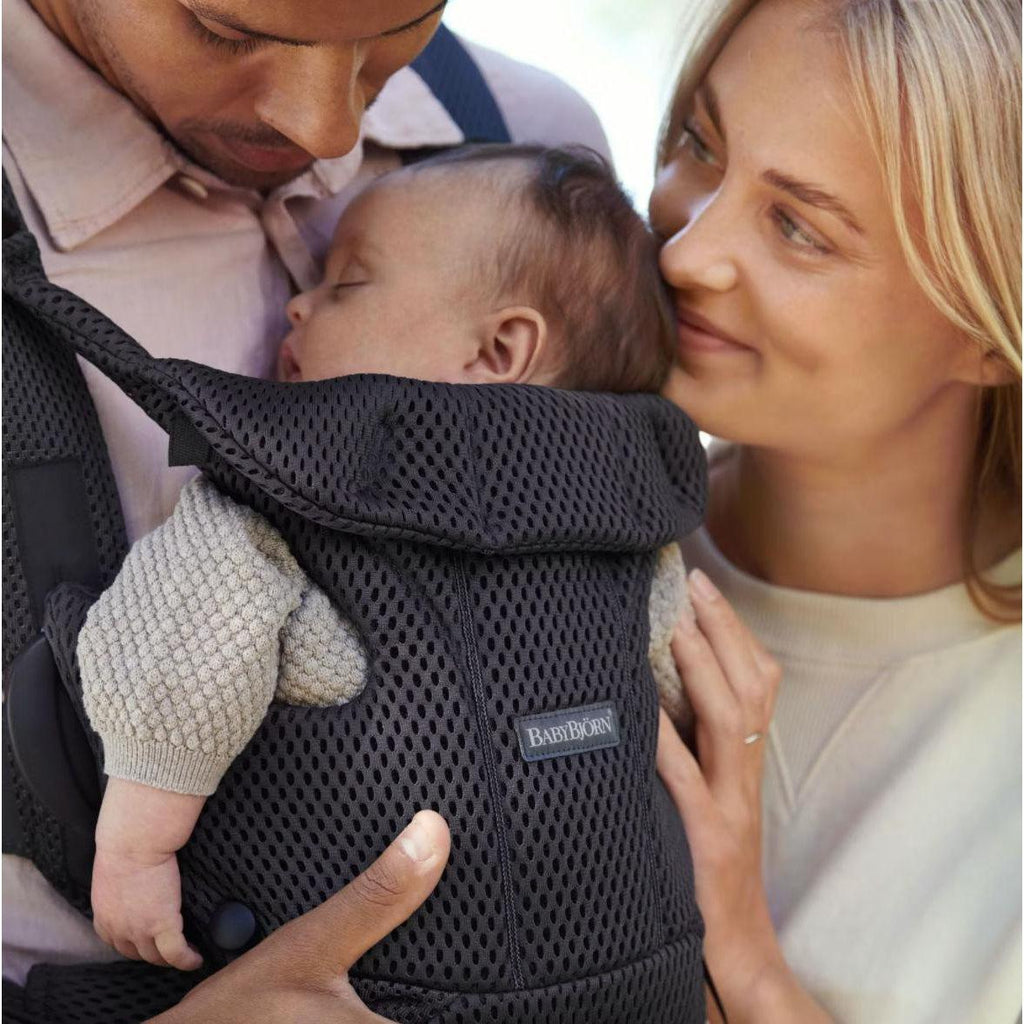 Baby Bjorn - Baby Carrier Free - Anthracite Mesh-Baby Carriers-Posh Baby