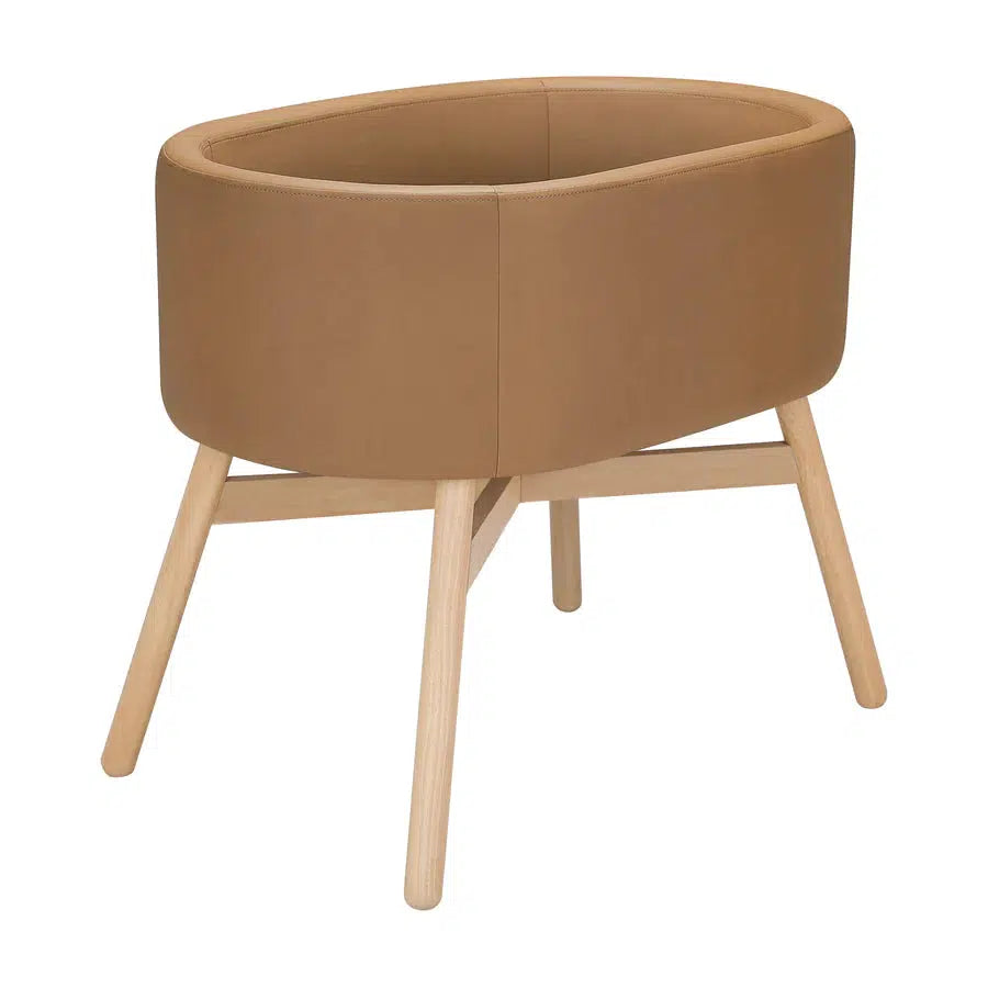 Babyletto - Capsule Bassinet - Camel-Bassinets + Cradles-Store Pickup in 2-5 Weeks-Posh Baby