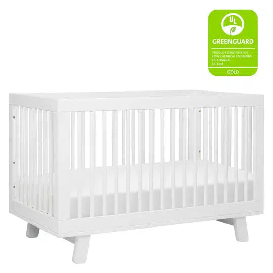 Babyletto - Hudson 3-in-1 Convertible Crib - White-Cribs-Store Pickup in 2-5 Weeks-Posh Baby