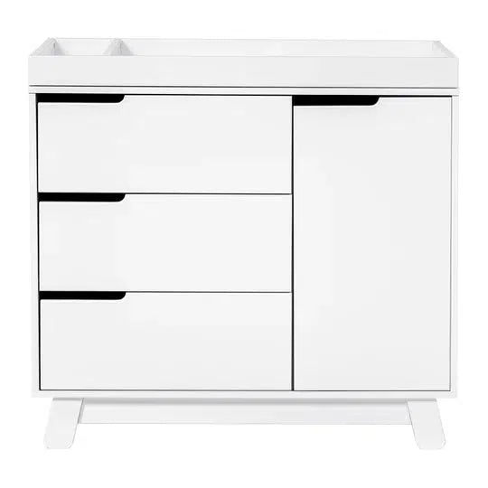 Babyletto - Hudson Changer Dresser - White-Dressers + Changing Tables-Store Pickup in 2-5 Weeks / POST RESTOCK DATE - Early June-Posh Baby