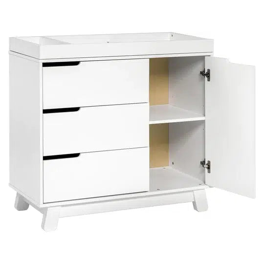 Babyletto - Hudson Changer Dresser - White-Dressers + Changing Tables-Store Pickup in 2-5 Weeks / POST RESTOCK DATE - Early June-Posh Baby