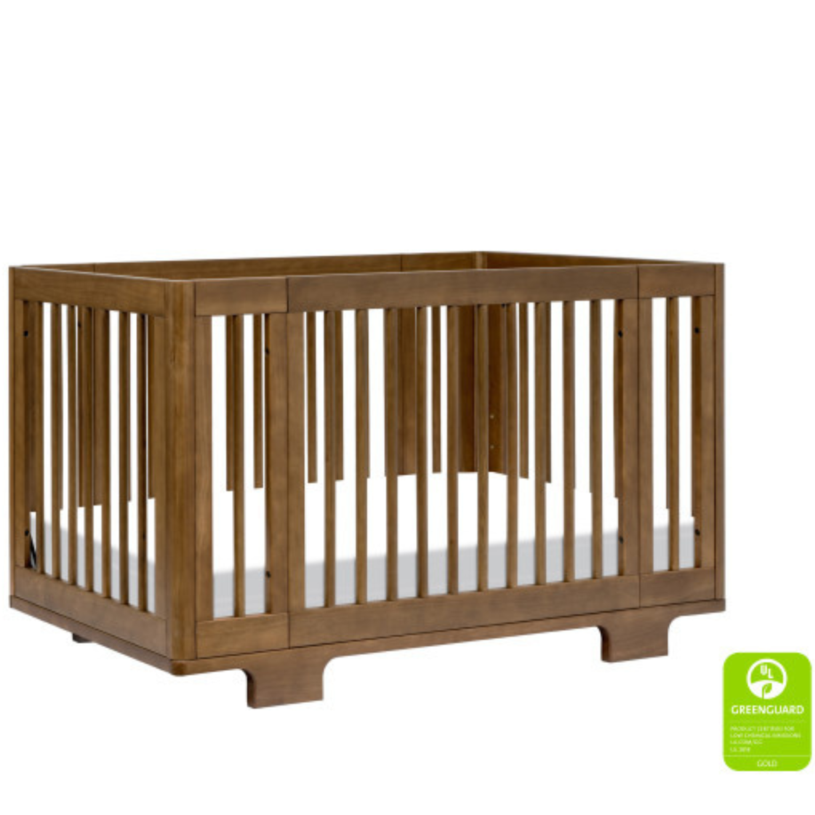 Babyletto - Yuzu Convertible Crib - Natural Walnut-Cribs-Store Pickup in 2-5 Weeks / POST RESTOCK DATE - Early May-Posh Baby