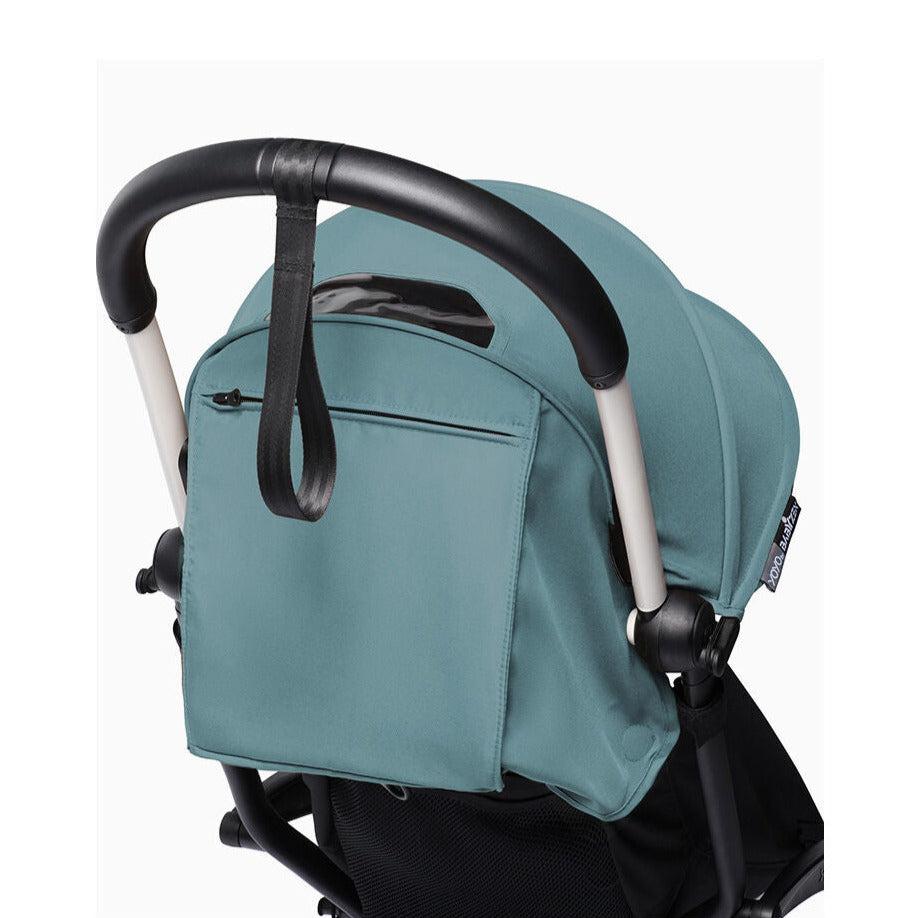 BabyZen - YOYO 2 Stroller 6+ - White Frame + Aqua-Lightweight + Travel Strollers-Posh Baby
