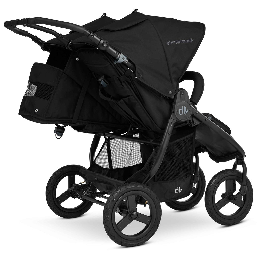 Bumbleride - Indie Twin Stroller - Black-Side-by-Side Double Strollers-Posh Baby
