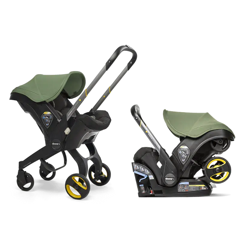 Doona - Infant Car Seat + Stroller + Base - Desert Green-Infant Car Seats-Posh Baby