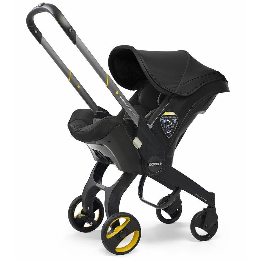 Doona - Infant Car Seat + Stroller + Base - Nitro Black-Infant Car Seats-Posh Baby