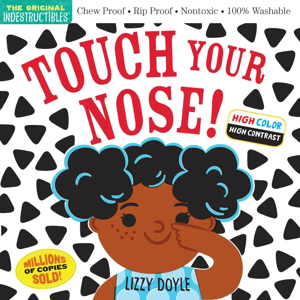 Indestructibles Books - High Contrast - Touch Your Nose-Books-Posh Baby