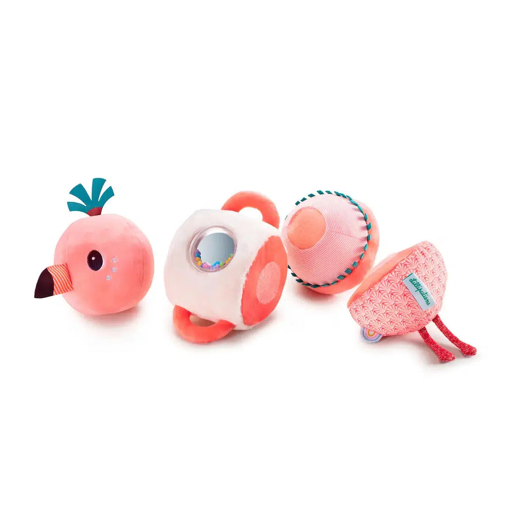 Janod - Anais Sound Roll-Rattles + Teething Toys-Posh Baby
