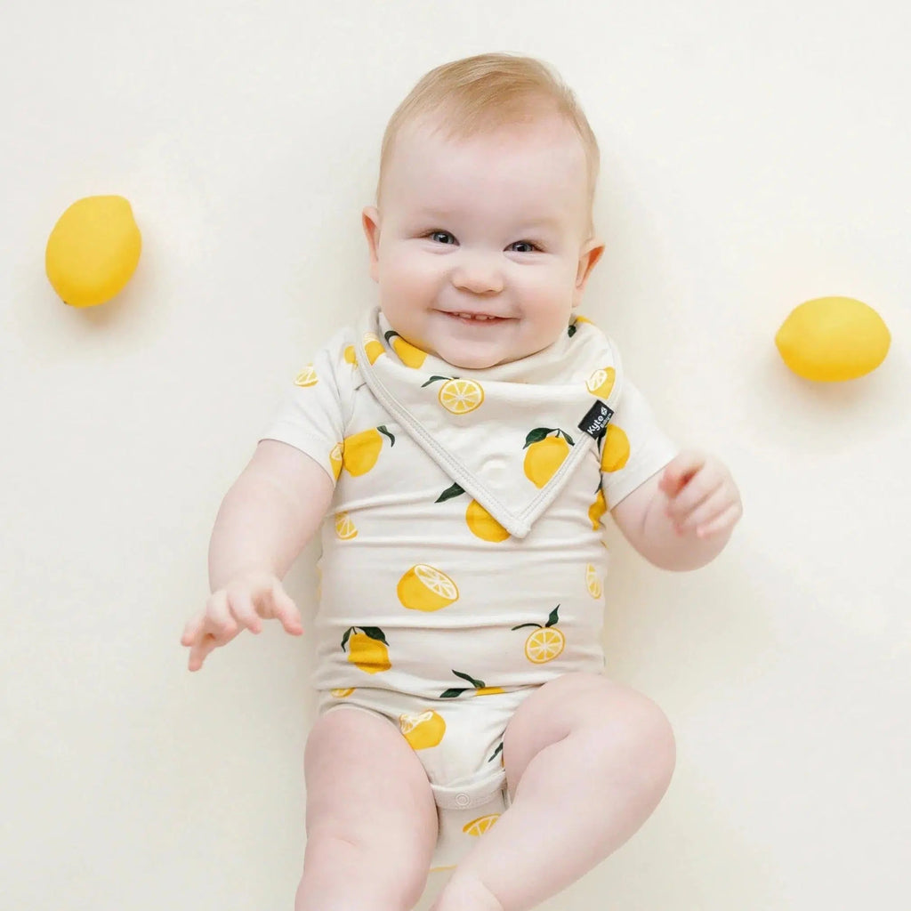Kyte Baby - Bib - Lemon-Bibs + Burps-Posh Baby