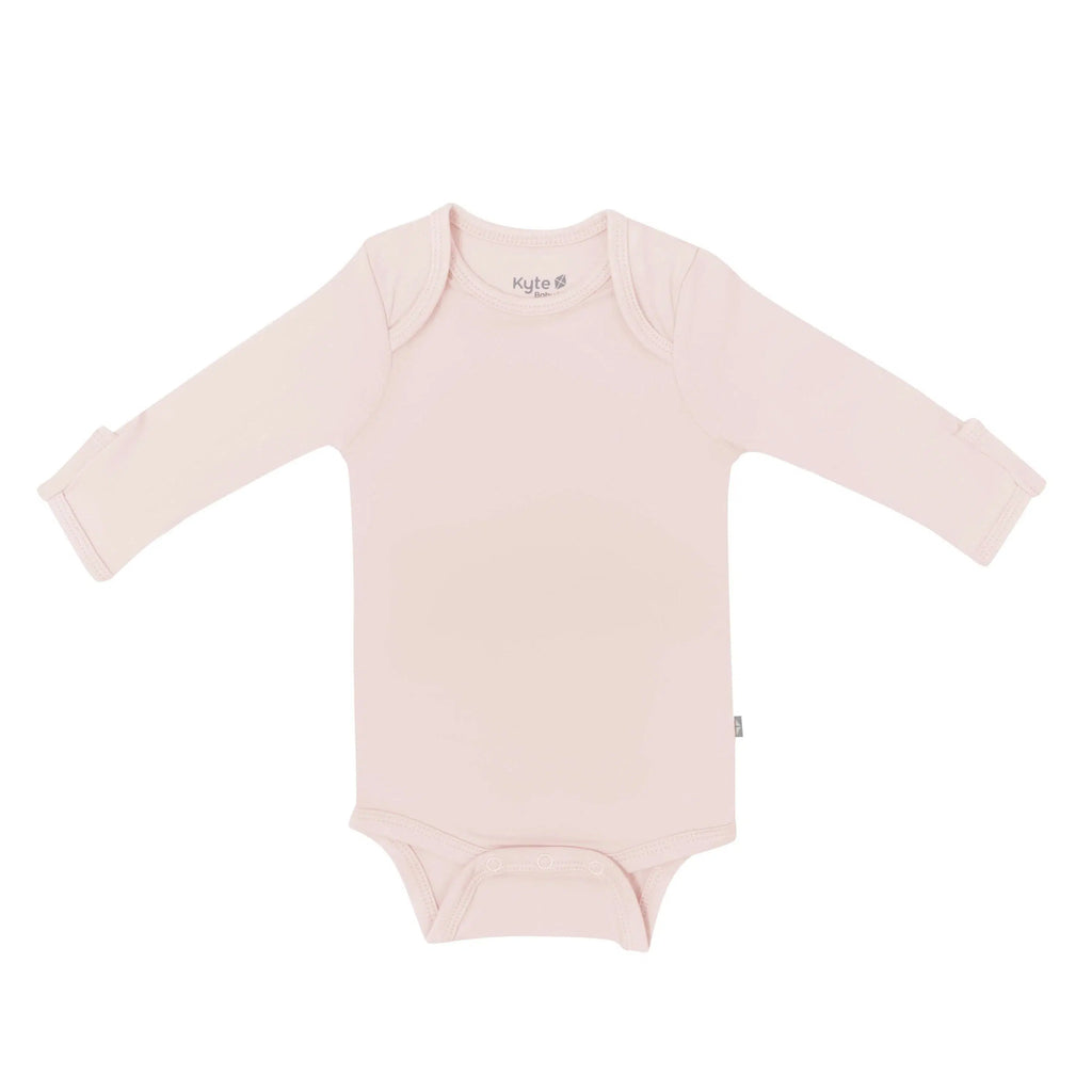 Kyte Baby - Long Sleeve Bodysuit - Blush-Onesies-Newborn (Ships in 2-5 Days)-Posh Baby