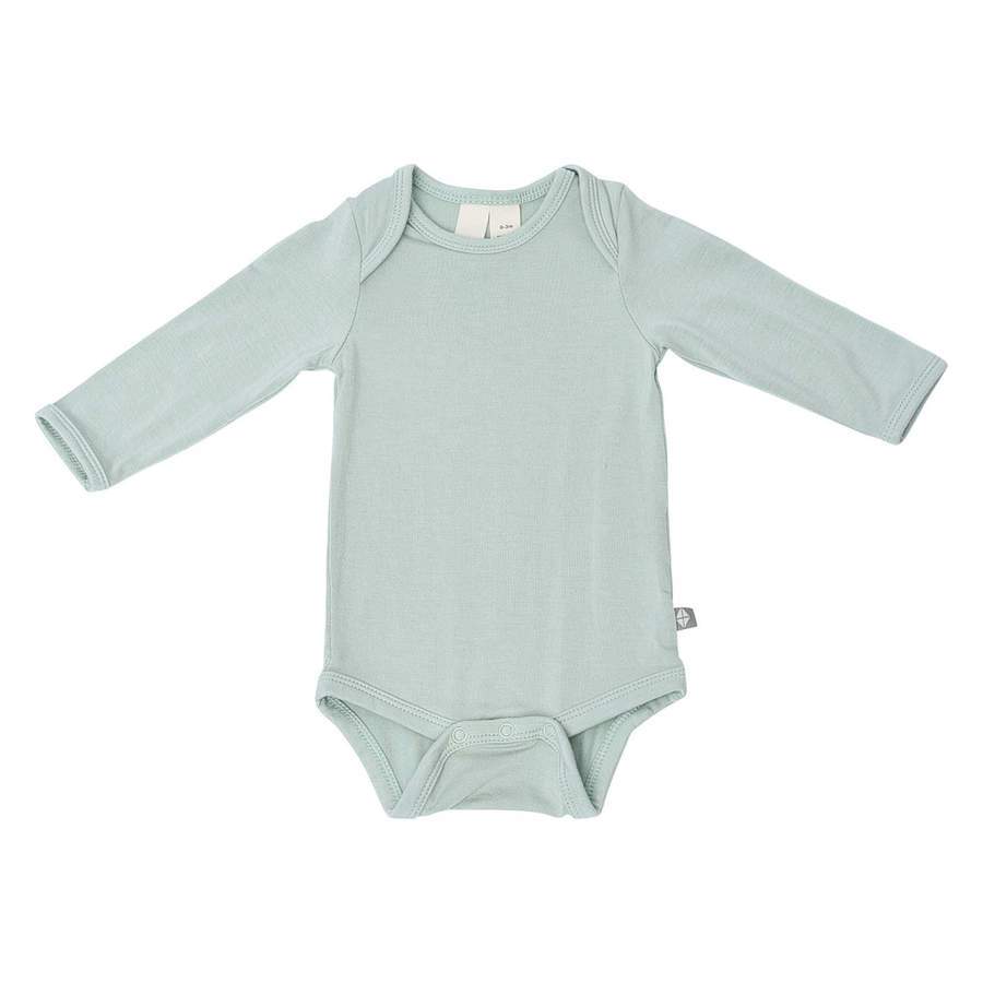 Kyte Baby - Long Sleeve Bodysuit - Sage-Onesies-Newborn-Posh Baby