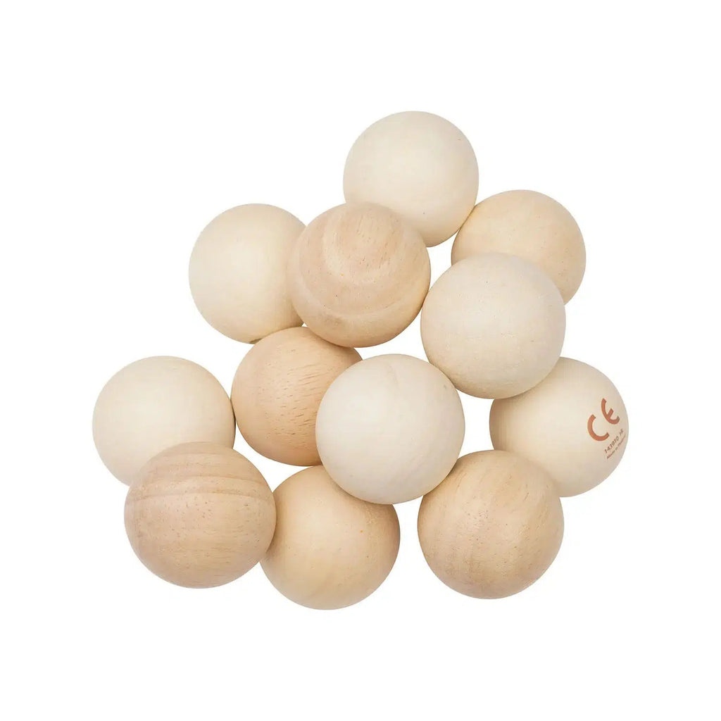 Manhattan Toy - Classic Baby Beads - Natural-Rattles + Teething Toys-Posh Baby