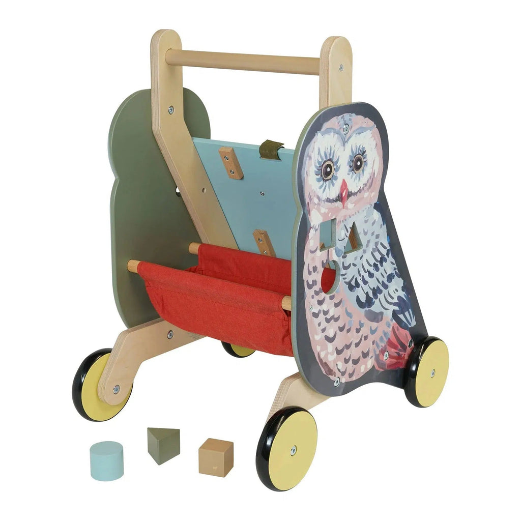 Manhattan Toy - Wildwoods Owl Push-Cart-Interactive-Posh Baby