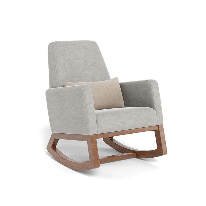 Monte Design - Joya Rocker - Walnut Base-Chairs-Pebble Grey-Posh Baby