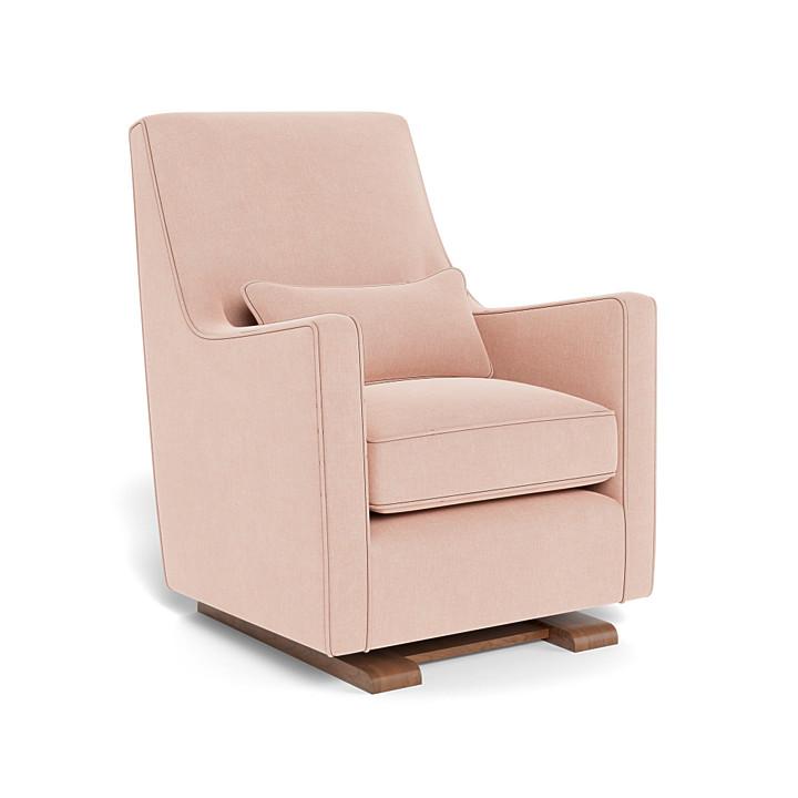 Monte Design - Luca Glider - Walnut Base-Chairs-Petal Pink-Posh Baby