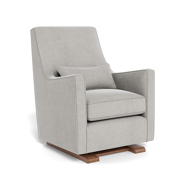 Monte Design - Luca Glider - Walnut Base-Chairs-Smoke-Posh Baby