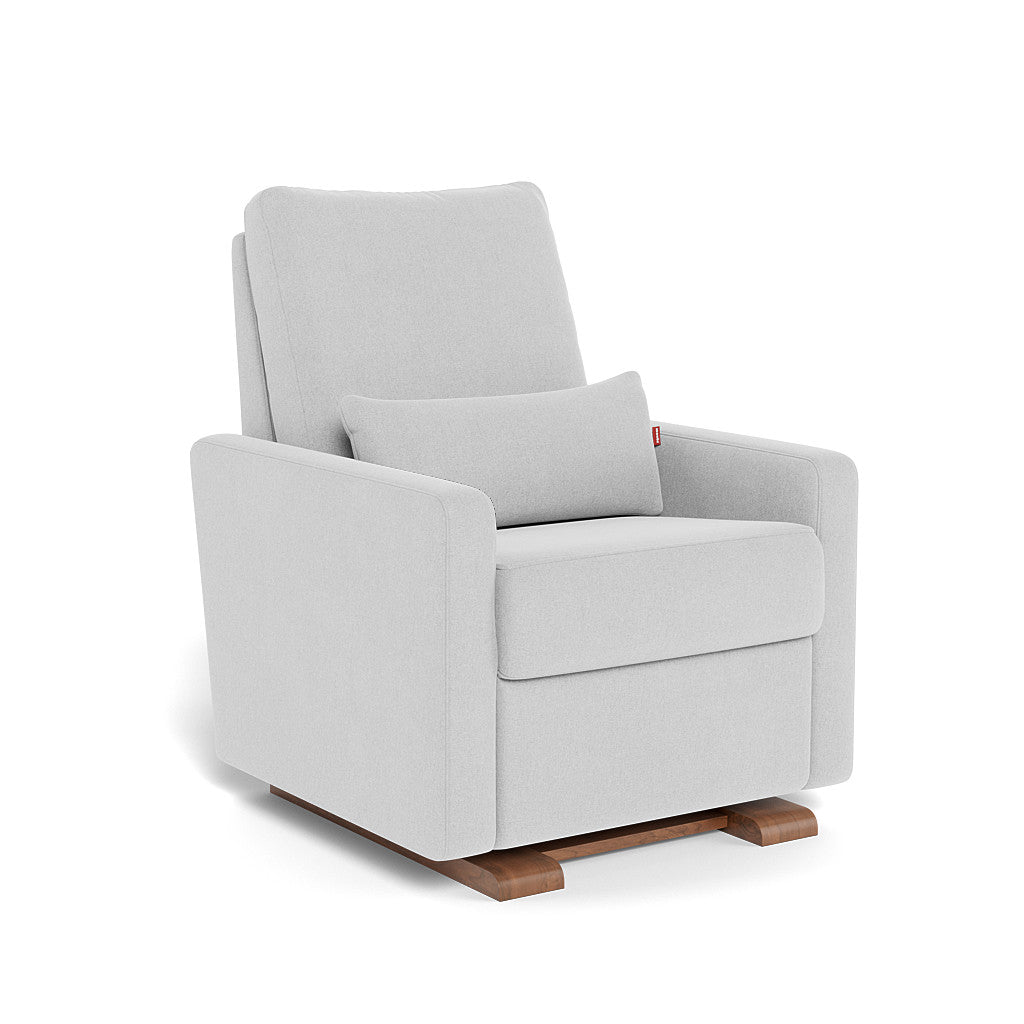 Monte Design - Matera Glider Recliner - Walnut Base-Chairs-Ash-Posh Baby
