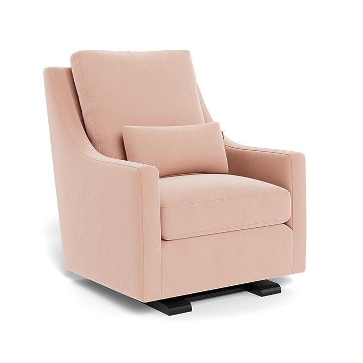 Monte Design - Vera Glider - Espresso Base-Chairs-Blush Velvet-Posh Baby