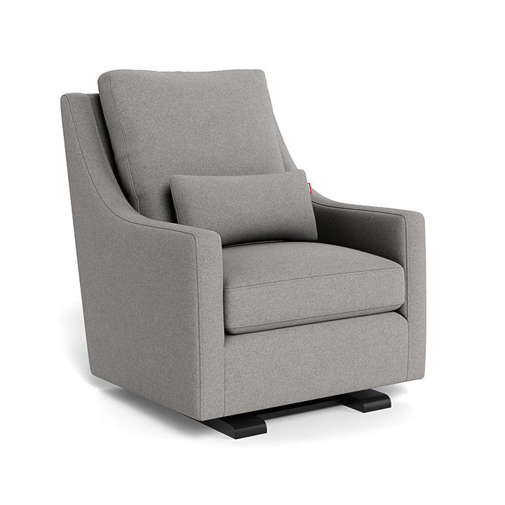 Monte Design - Vera Glider - Espresso Base-Chairs-Light Grey Wool-Posh Baby