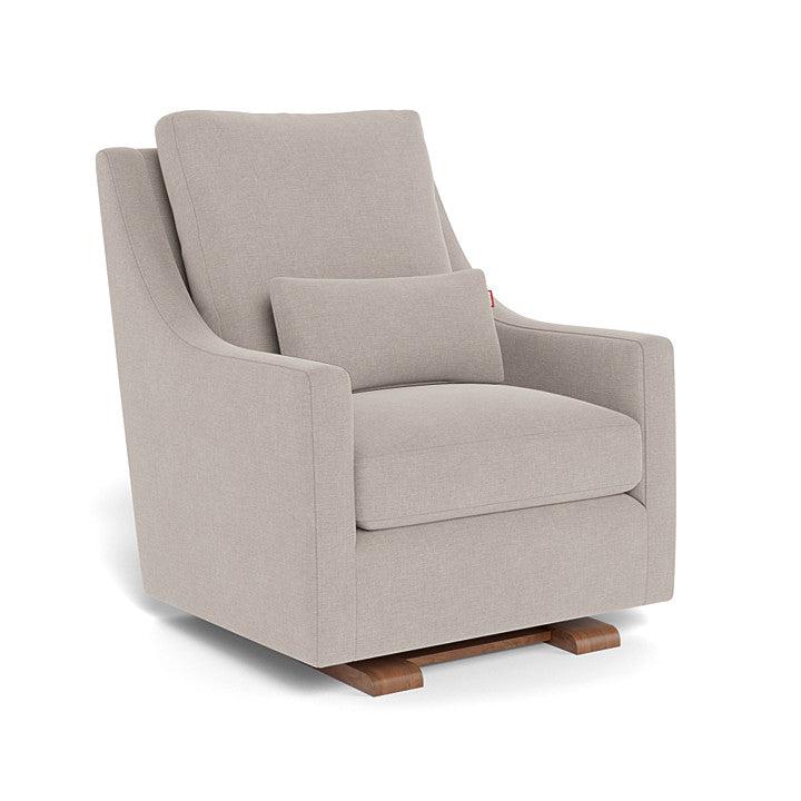 Monte Design - Vera Glider - Walnut Base-Chairs-Pebble Grey-Posh Baby