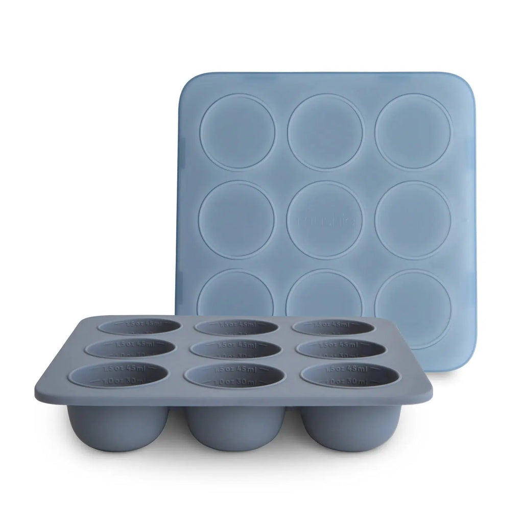 Mushie - Baby Food Freezer Tray - Tradewinds-Plates + Bowls + Cups + Utensils-Posh Baby