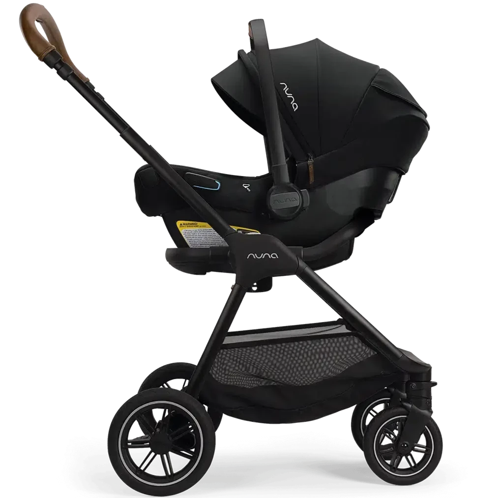 Nuna - Triv Next Stroller - Caviar-Full Size Strollers-Posh Baby