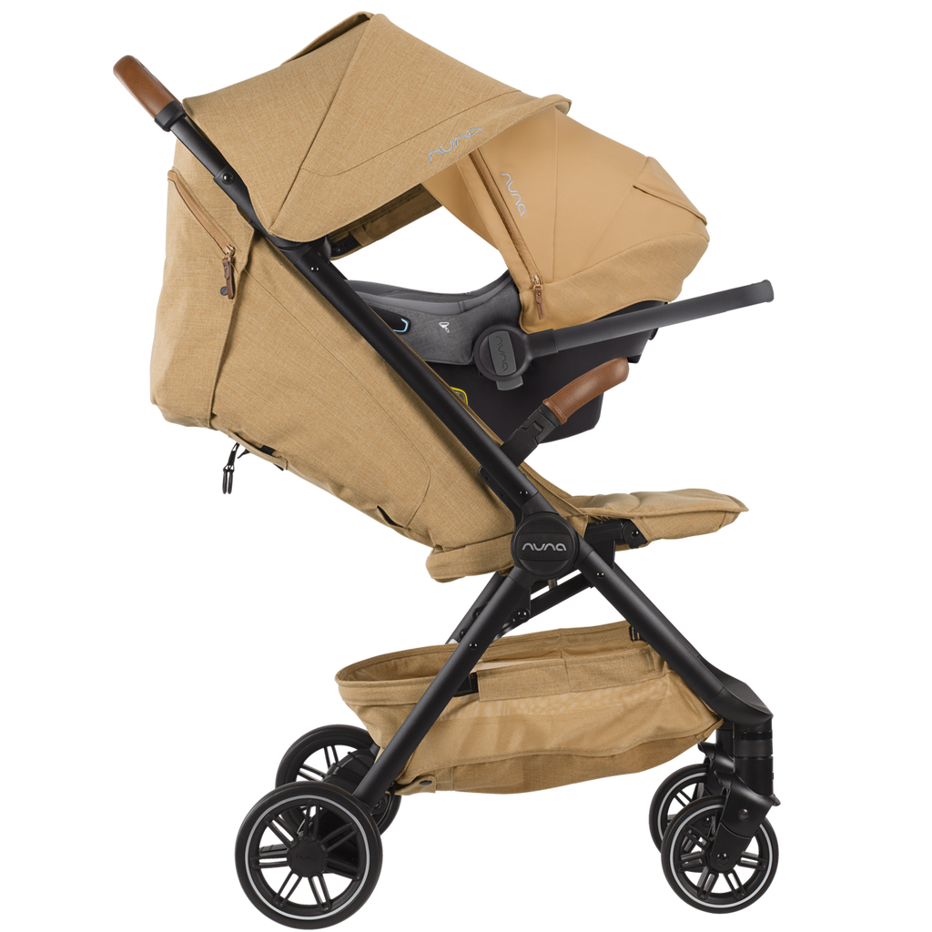 Nuna - TRVL Stroller - Camel-Lightweight + Travel Strollers-Posh Baby