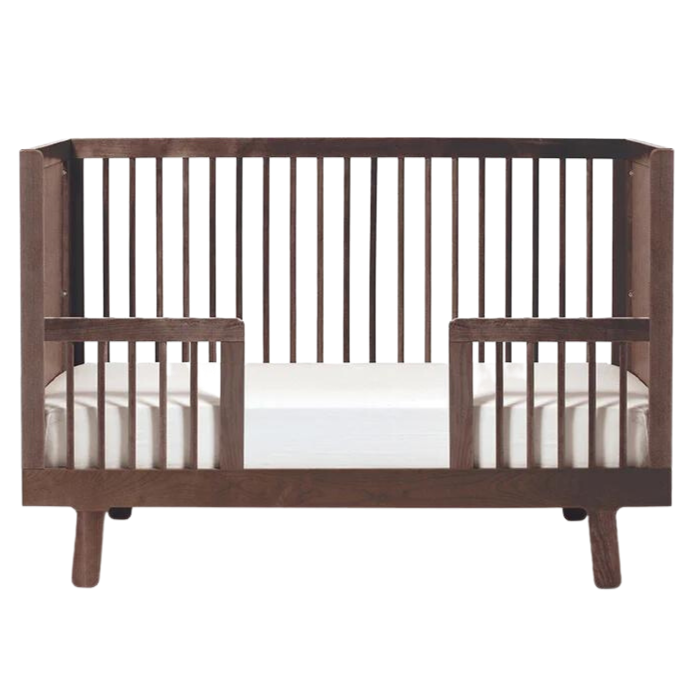 Oeuf - Sparrow Toddler Bed Conversion Kit - Walnut-Crib Conversions + Rails-Posh Baby