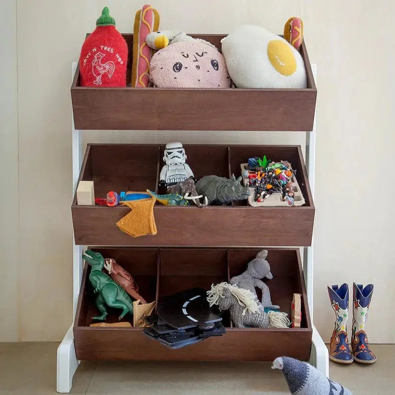 Oeuf - Toy Store - Walnut-Storage + Shelving-Posh Baby