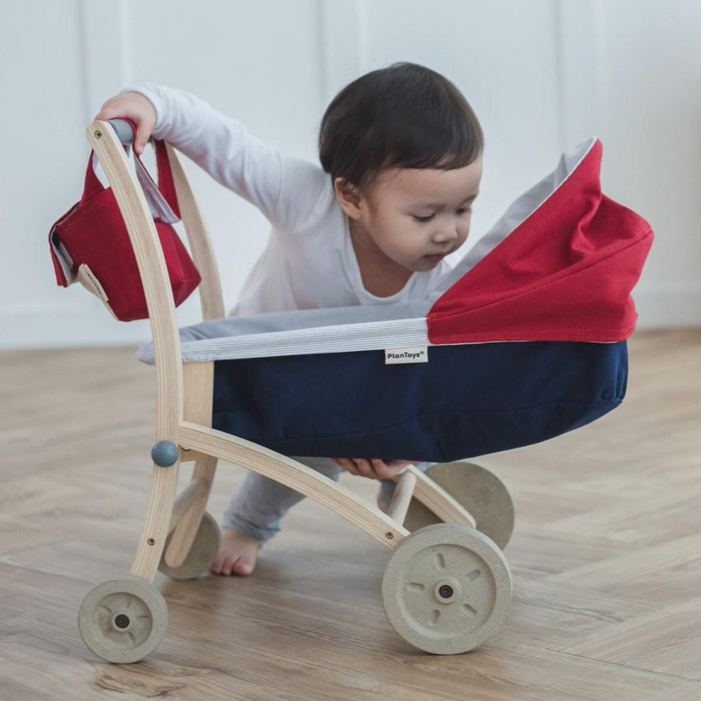 PlanToys - Toy Stroller-Pretend Play-Posh Baby