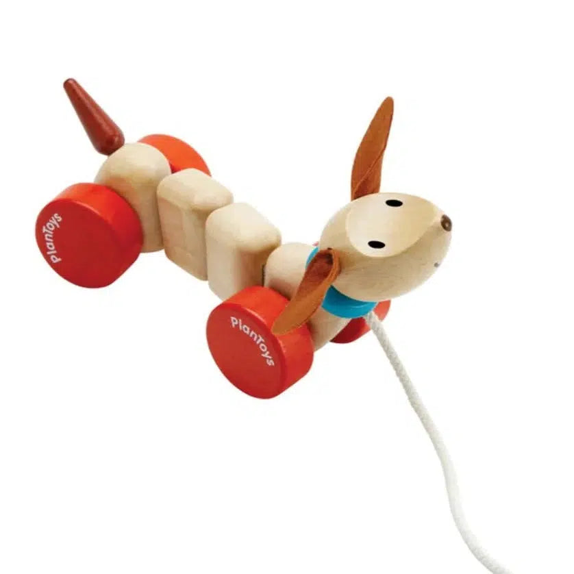 PlanToys - Wooden Happy Puppy-Interactive-Posh Baby