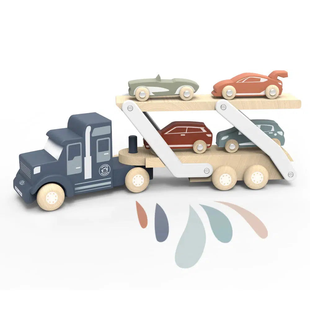 Speedy Monkey - Car Transporter-Interactive-Posh Baby
