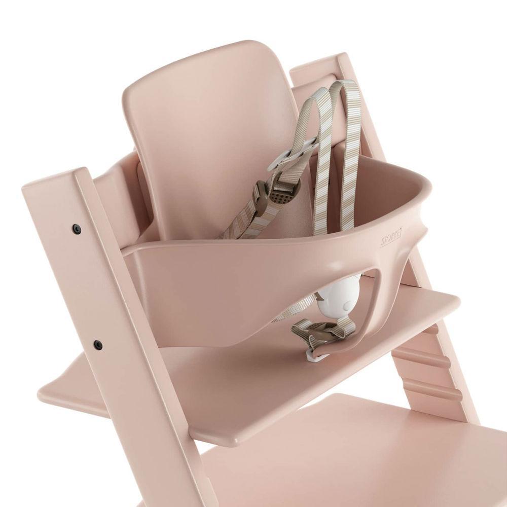 Stokke - Tripp Trapp Baby Set - Serene Pink-Tripp Trapp Baby Sets-Posh Baby