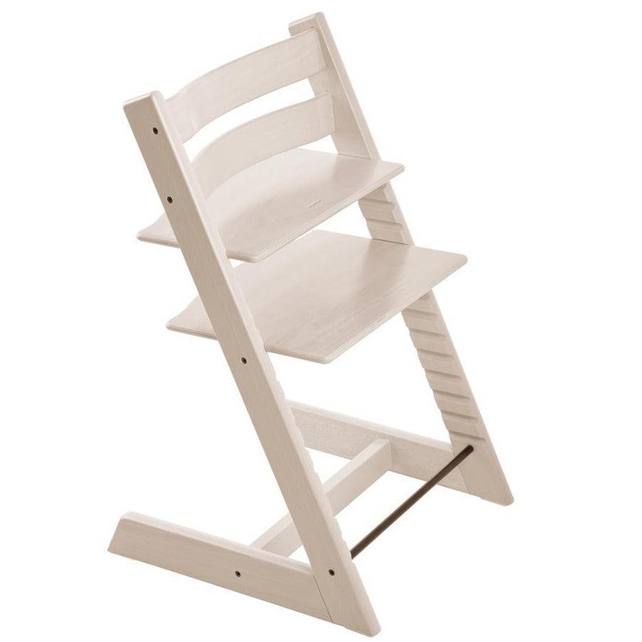 Stokke - Tripp Trapp Chair - Whitewash-Tripp Trapp Chairs-Posh Baby