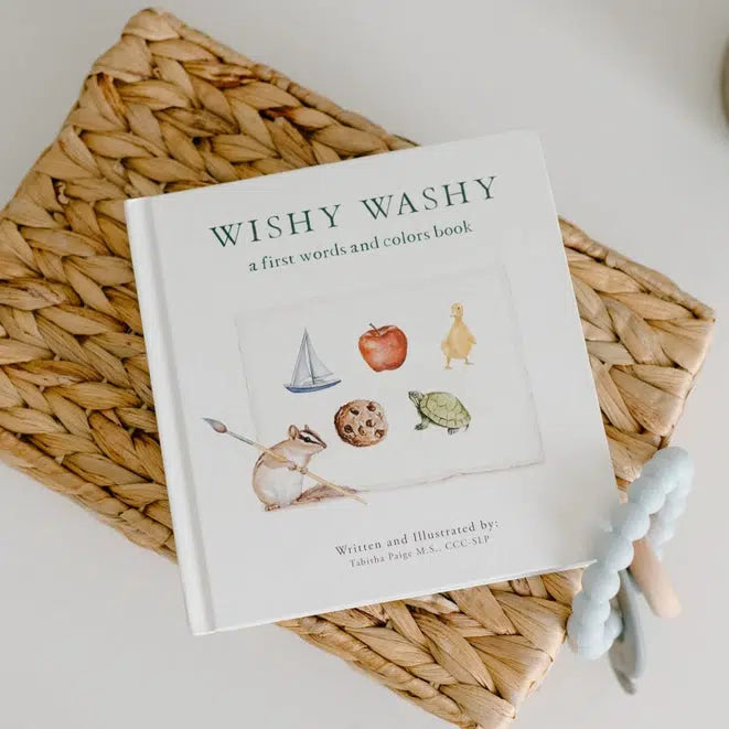 Wishy Washy - A Board Book of First Words and Colors-Books-Posh Baby