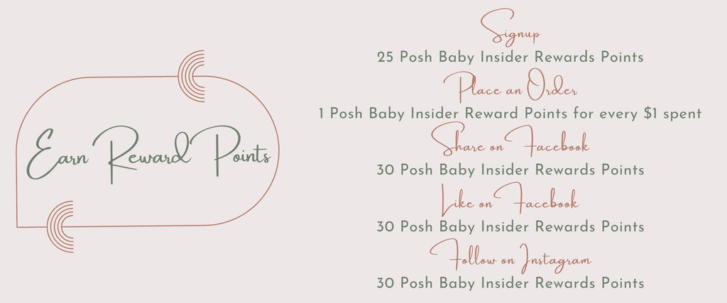 Earn Loyalty Rewards On These Items-Posh Baby-Shop Tax Free