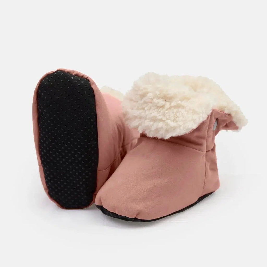 7 AM Enfant - Baby Booties - Rose-Shoes + Booties-6-12M-Posh Baby