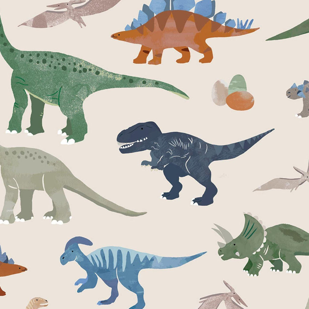 Angel Dear - Two-Way Zipper Footie - Washy Dinos-Footies + Rompers (Basic)-Newborn-Posh Baby