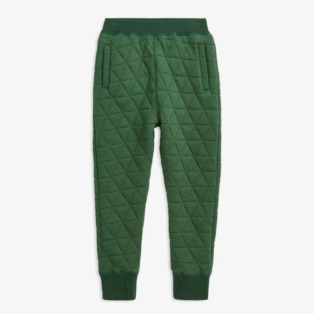 Appaman - Quilted Sweatpant - Forest Green-Bottoms-2T-Posh Baby