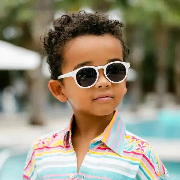 Babiators - Keyhole Sunglasses - Wicked White-Sunglasses-3-5Y-Posh Baby