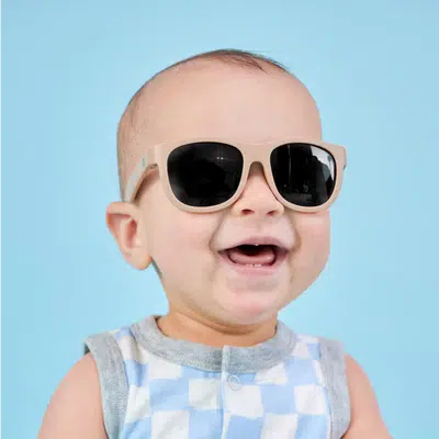 Babiators - Navigator Eco Sunglasses - Soft Sand-Sunglasses-0-2 Y-Posh Baby