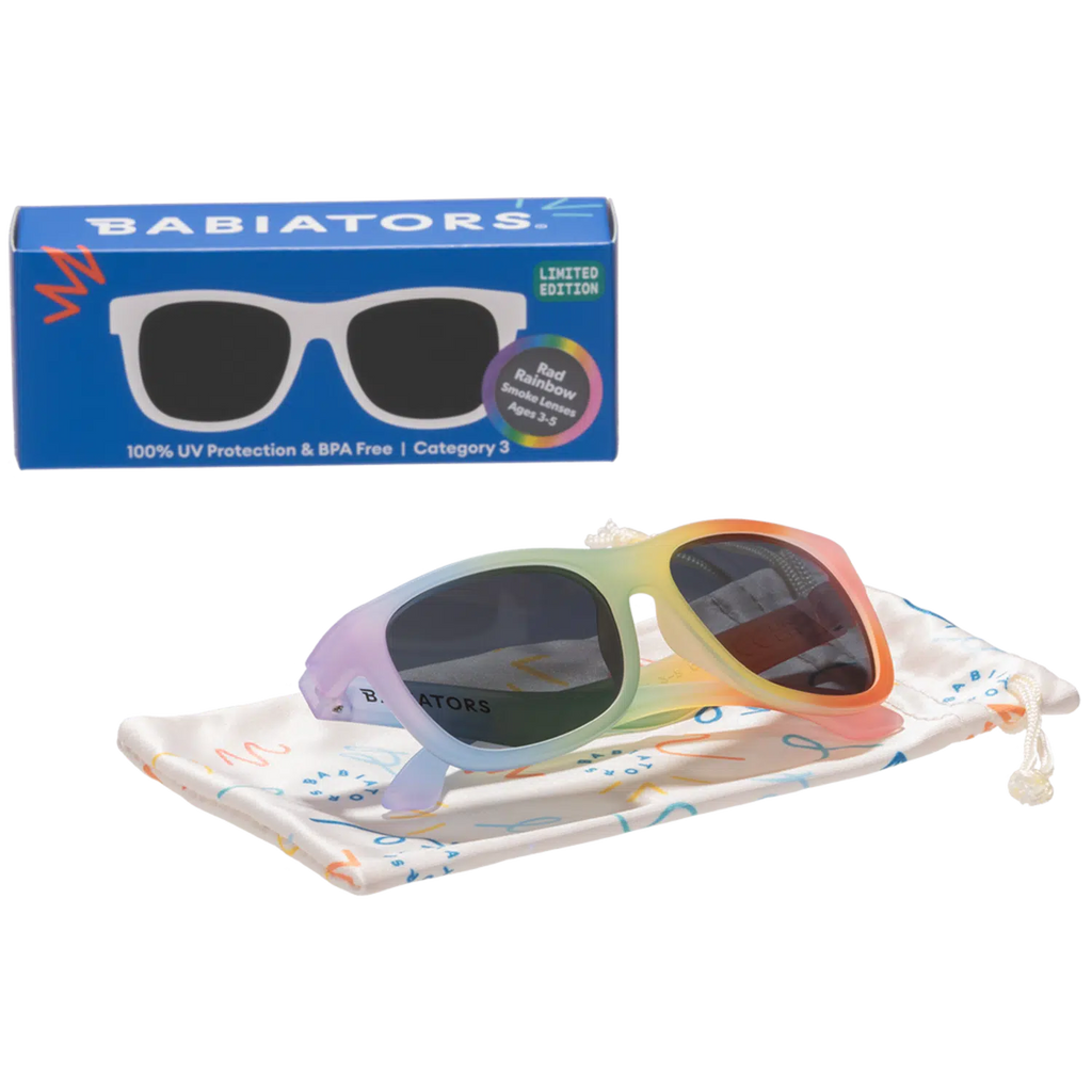 Babiators - Navigator Sunglasses - Rad Rainbow-Sunglasses-0-2 Y-Posh Baby