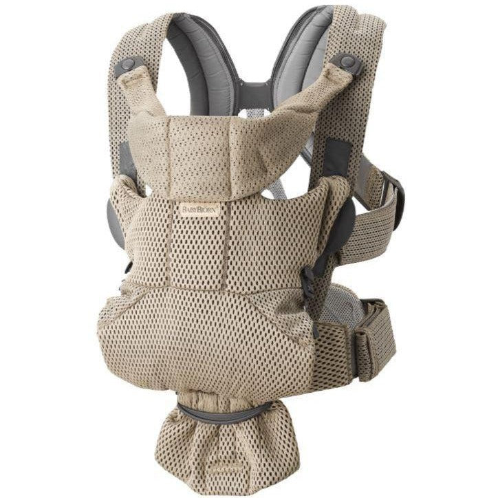 Baby Bjorn - Baby Carrier Free - Grey Beige-Baby Carriers-Posh Baby