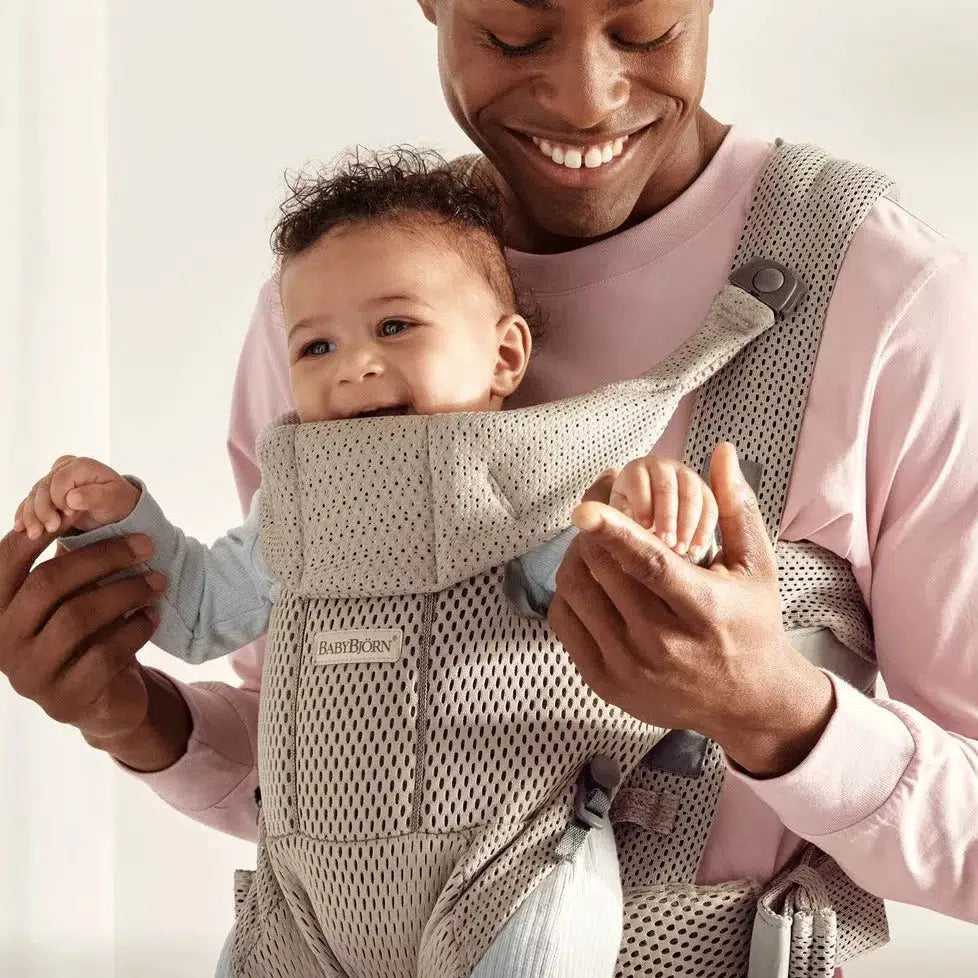Baby Bjorn - Baby Carrier Free - Grey Beige-Baby Carriers-Posh Baby