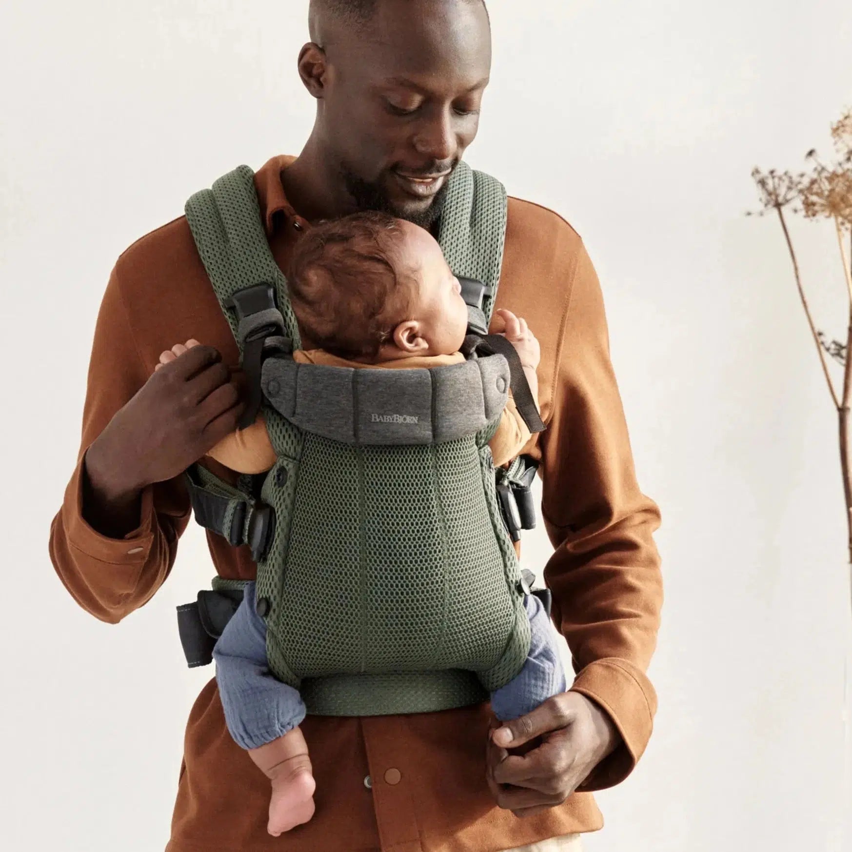 Baby Bjorn Baby Carrier Harmony Dark Green 3D Mesh only