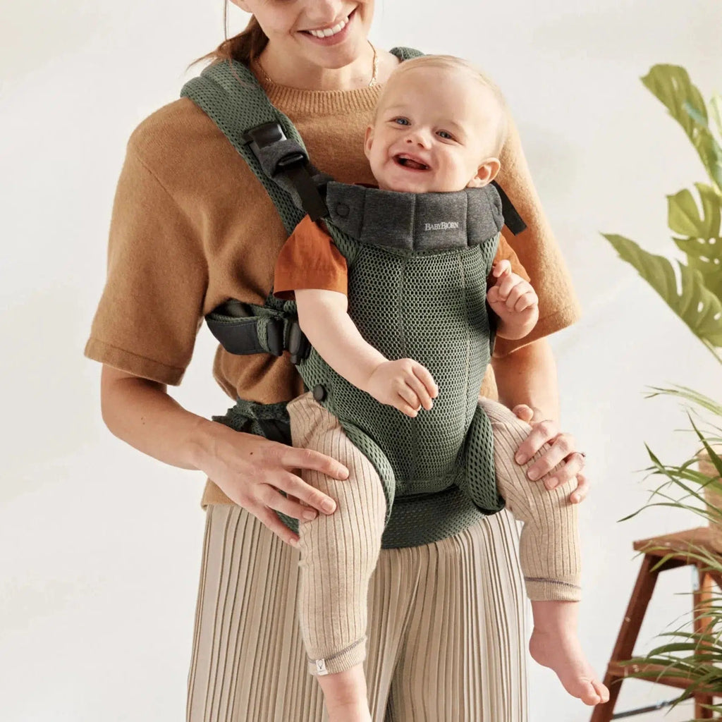 Baby Bjorn - Baby Carrier Harmony - Dark Green-Baby Carriers-Posh Baby