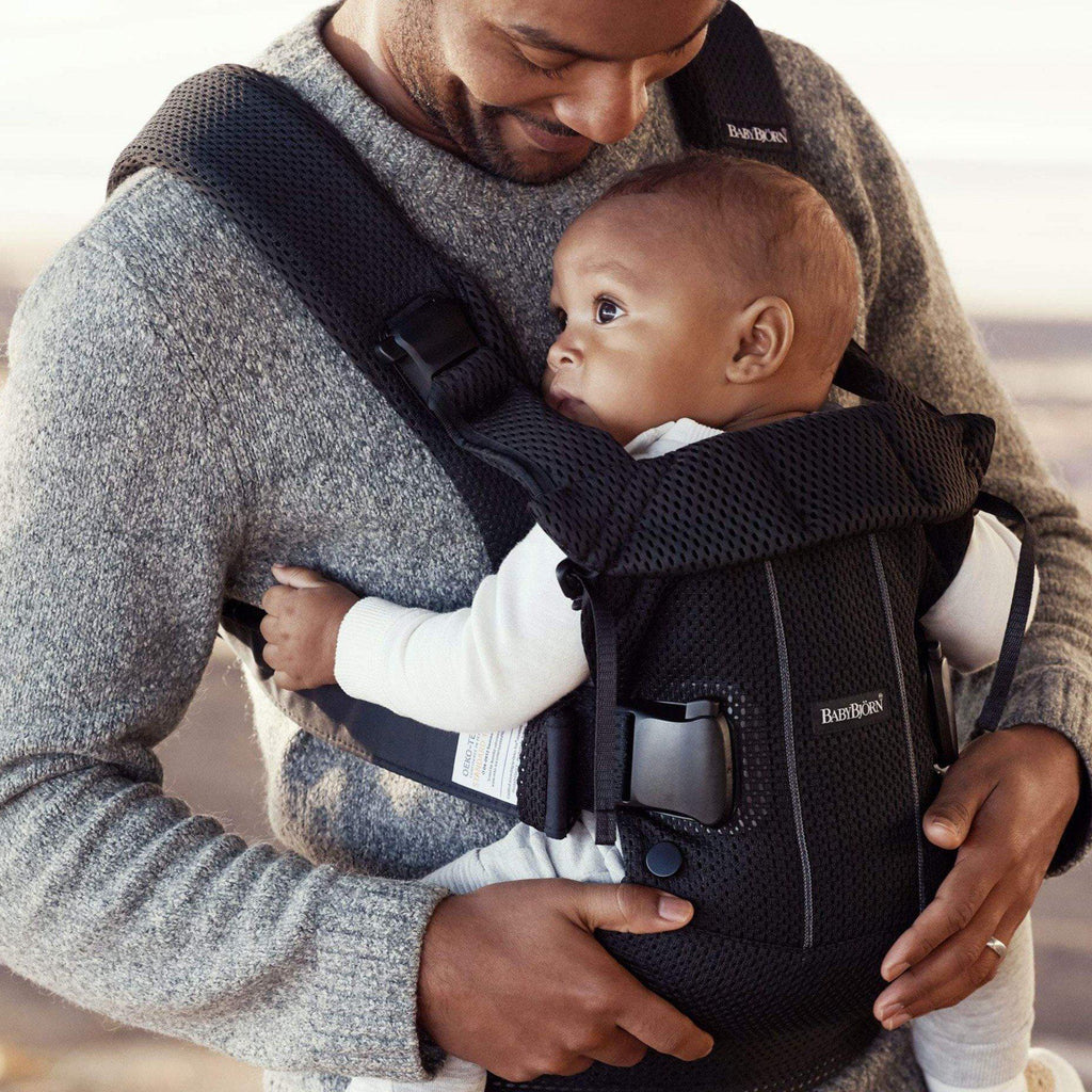 Baby Bjorn - Baby Carrier One Air - Black-Baby Carriers-Posh Baby