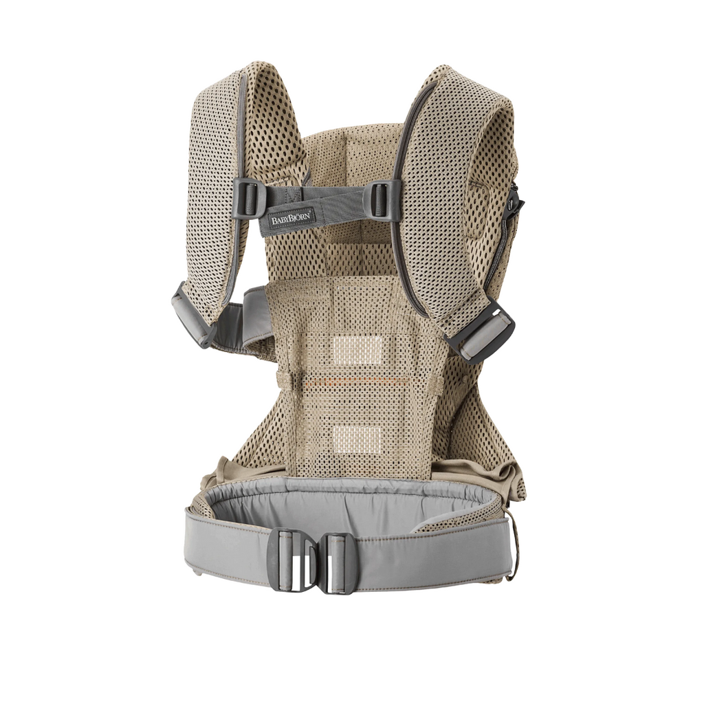 Baby Bjorn - Baby Carrier One Air - Grey Beige-Baby Carriers-Posh Baby