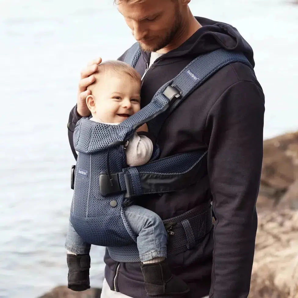 Baby Bjorn - Baby Carrier One Air - Navy Blue-Baby Carriers-Posh Baby